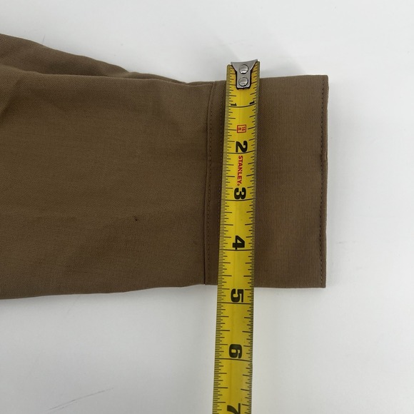 U.S. military DSCP‎ Valor Collection Men's dress shirt 16x35 Khaki Made in USA - Picture 12 of 13